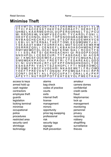 Findaword - Minimise Theft