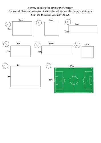 Perimeter of Shapes | Teaching Resources