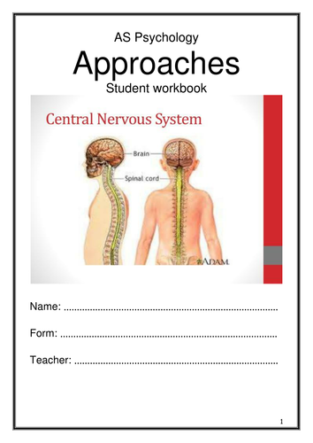Biopsychology Workbook New AQA 2015 Specification (AS Year One Content Only)