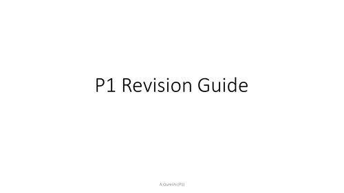 AQA P1 Revision PowerPoint