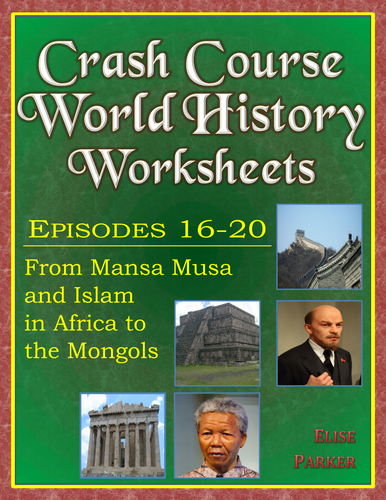 Crash Course World History Worksheets Episodes 16-20