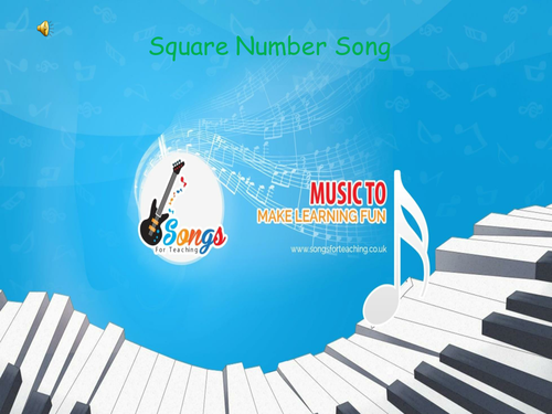 KS2 Maths - Square Number Song
