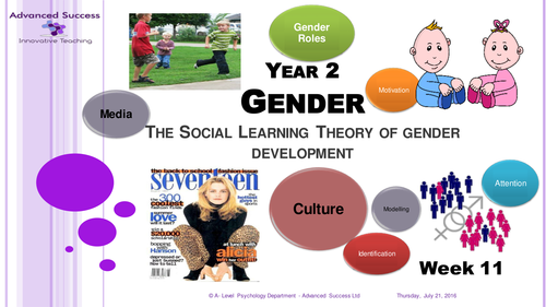 Year 2 PowerPoint Week 11 Option 1 Gender - Social learning theory