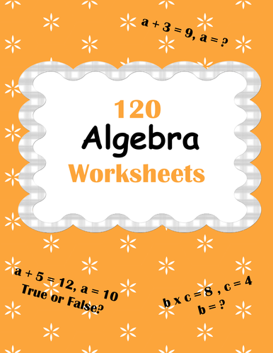 Algebra Worksheets