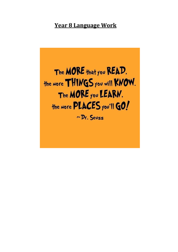 Language techniques booklet