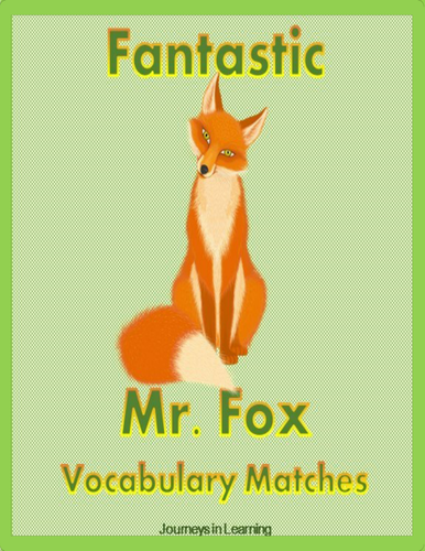 Fantastic Mr. Fox Vocabulary Matches