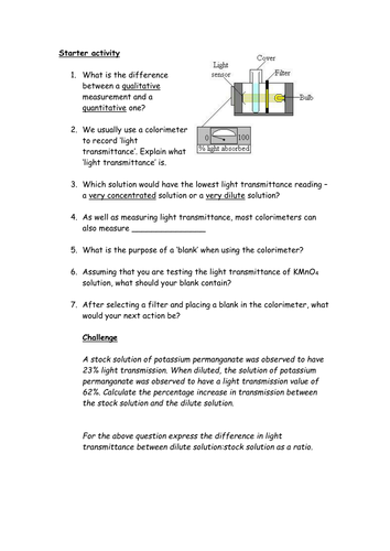 Colorimeters - how they work and sources of error