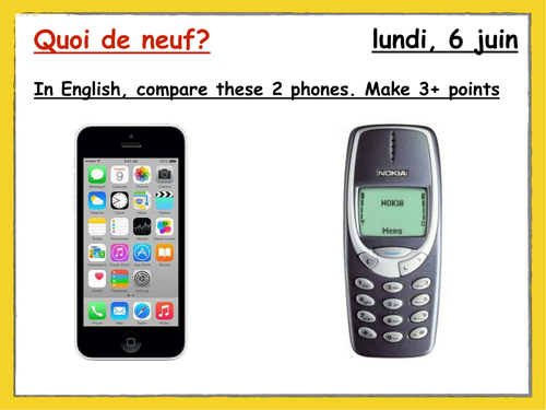 Quoi de neuf - mobile phones