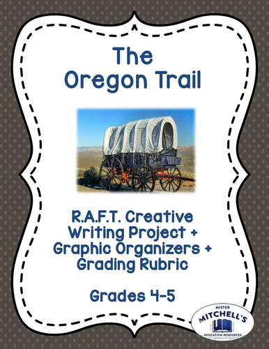 The Oregon Trail RAFT Creative Writing Project + Graphic Organizers + Rubric