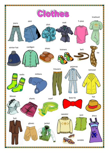Clothes | Teaching Resources