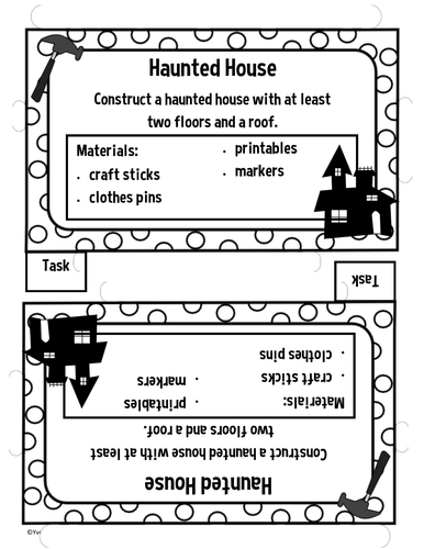 STEM Center Challenges - October STEAM