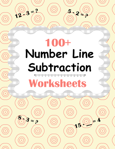 Number Line Subtraction Worksheets