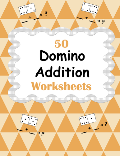 Domino Addition Worksheets
