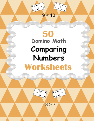 Domino Math Worksheets: Comparing Numbers