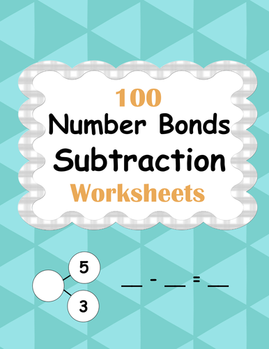 Number Bonds: Subtraction Worksheets