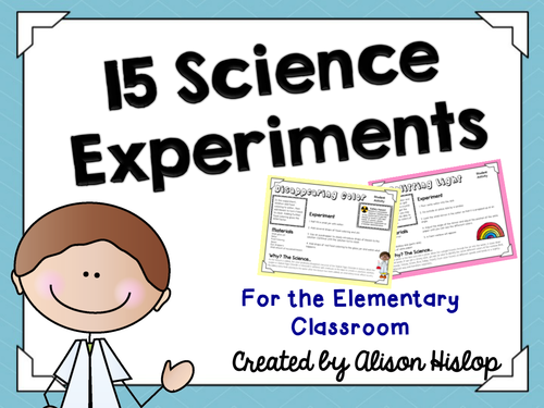 15 Great Science Experiments | Teaching Resources