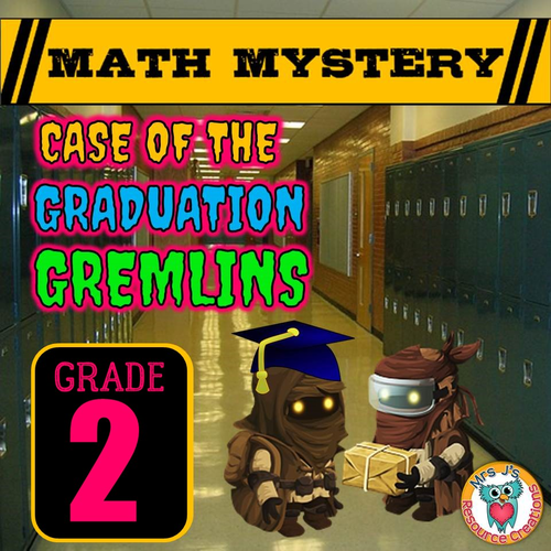 End of Year Math Mystery Activity (GRADE 2)