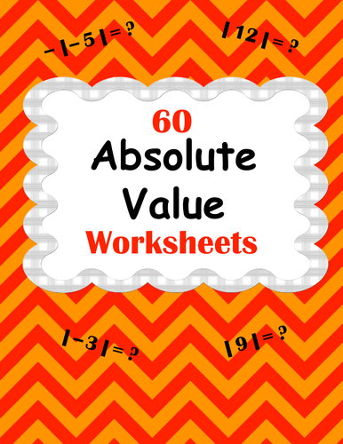 Absolute Value Worksheets | Teaching Resources