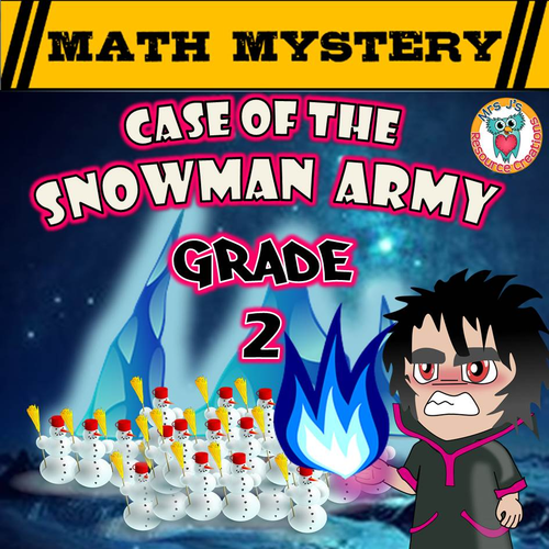 Winter Math Mystery Activity (GRADE 2)
