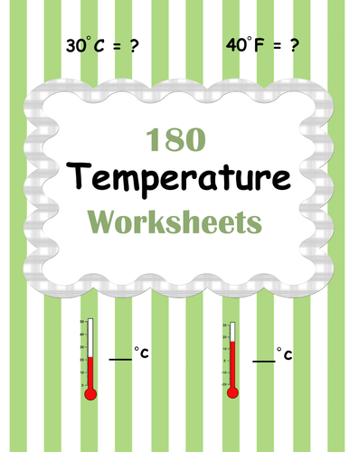 Temperature Worksheets | Teaching Resources