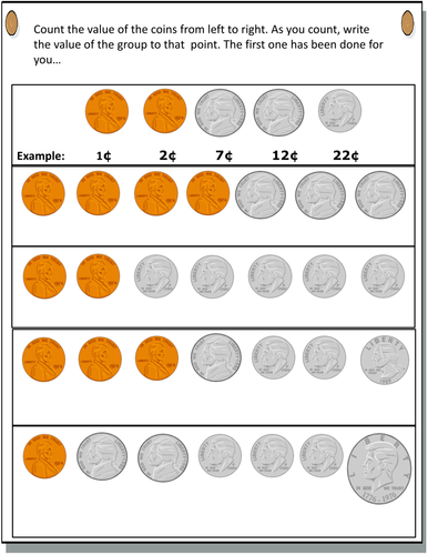 Money Worksheets: Counting Money Worksheets | Teaching Resources