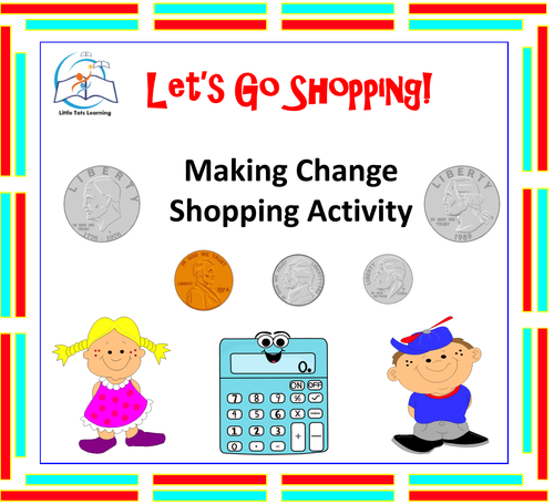 Counting Bills and Coins - Making Change Activities