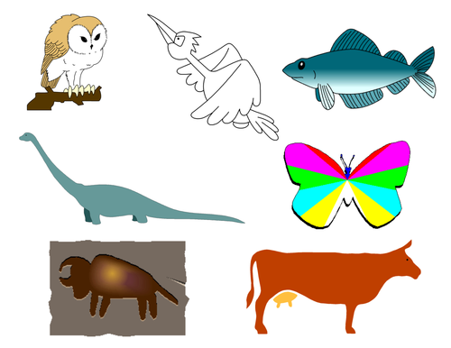 Animals Clip Art Mega Bundle 1 - Farm Animals, Wild Animals, Forest & Aquatic