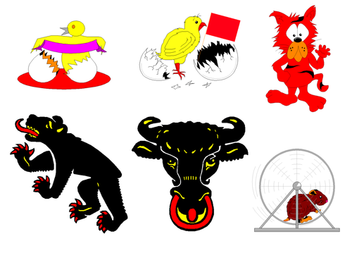 Animals Clip Art Bundle 2 - Farm Animals, Wild Animals, Forest & Aquatic