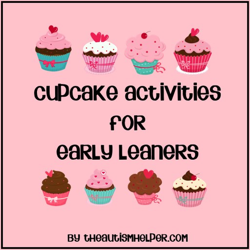 Cupcake File Folder Activities for Sorting, Counting, & Patterns