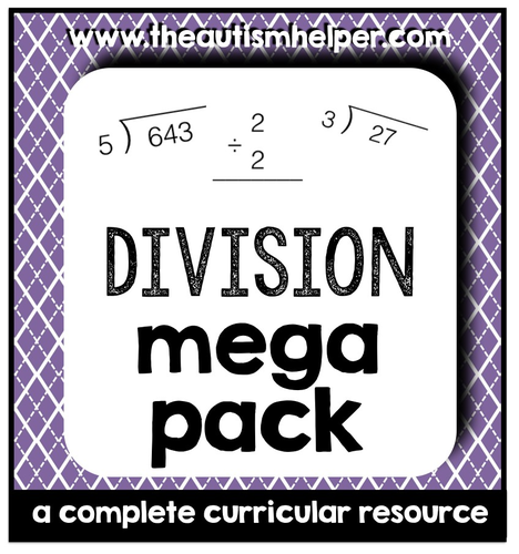 Division Mega Pack {a complete curricular resource}