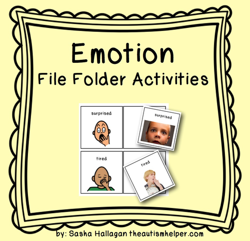 Emotion File Folder Activities