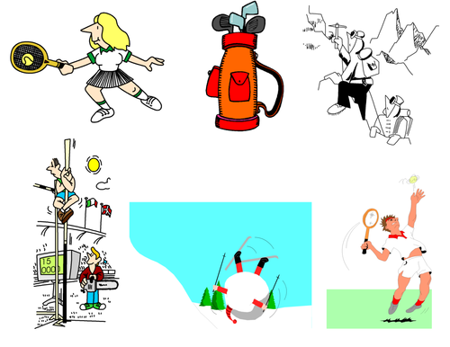 Sports Cartoon Clip Art