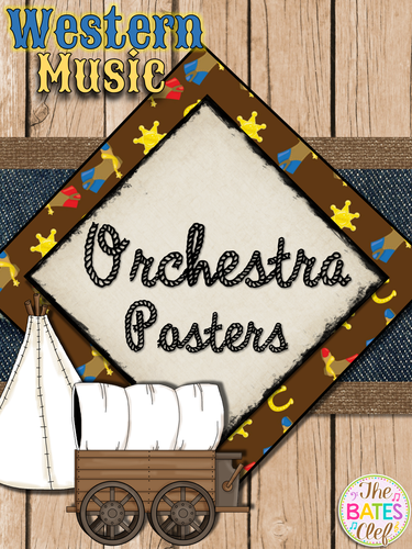 Western Music Decor - Orchestra Posters