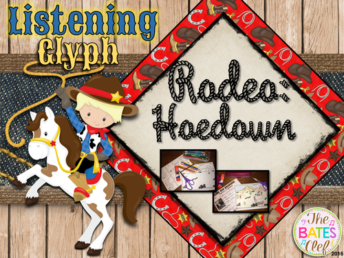 Western Music Decor - Aaron Copland Rodeo:  Hoedown Listening Activity