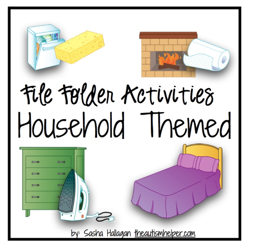 File Folder Activities {Household Themed}