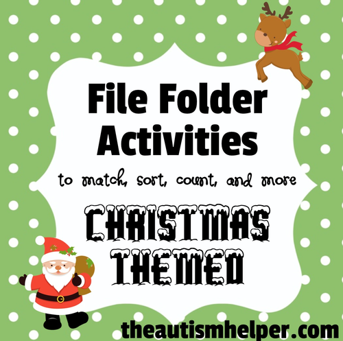 File Folder Activities for Christmas