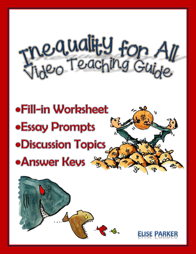 Inequality for All Worksheets, Essay Prompts, and Discussion Topics