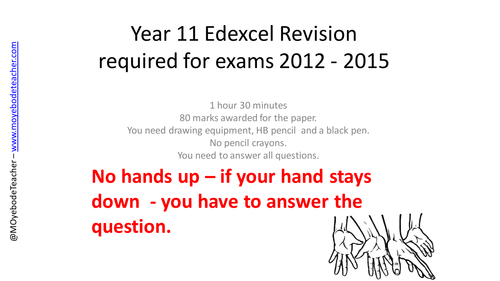 GCSE Design Technology Revision: EDXCEL General Revision