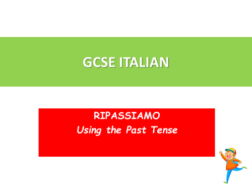 Italian Past Tense Verbs in -are (KS3 and KS4)