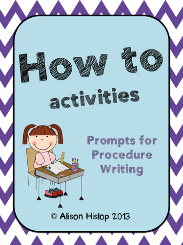 How to... Procedure Writing Activities | Teaching Resources