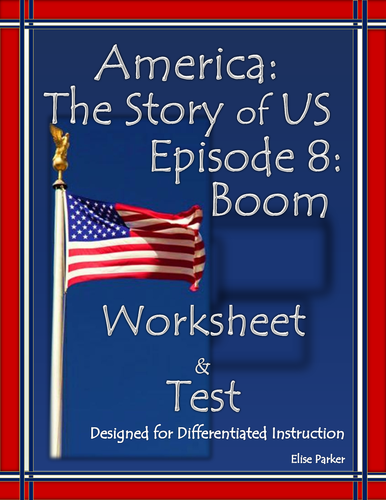 America the Story of US Episode 8 Quiz and Worksheet: Boom