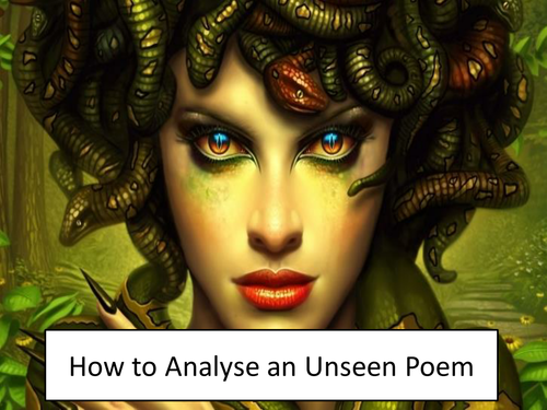 High Ability GCSE/ A-Level Unseen Poem- Medusa