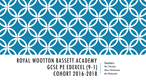 GCSE PE Edexcel new 2016 specification intro powerpoint