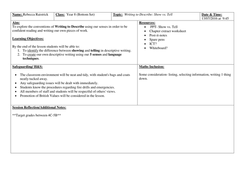 Lesson Plan Template