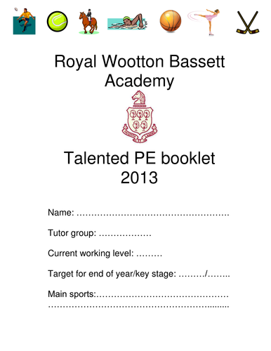 Gifted and talented booklet