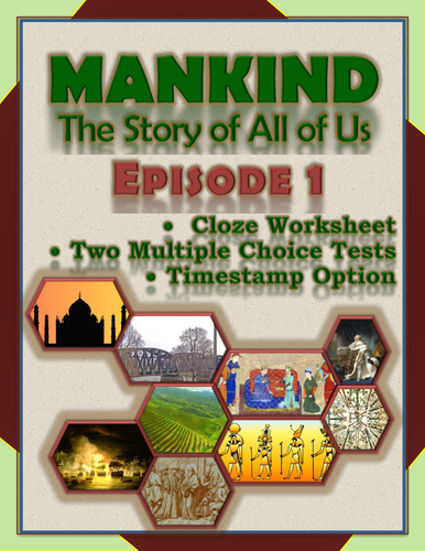 Mankind the Story of All of Us Episode 1 Worksheets and Tests: Inventors