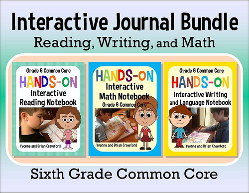 Interactive Notebook Sixth Grade Common Core Bundle