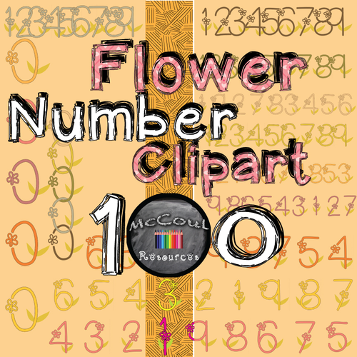 Number Clipart Flowers