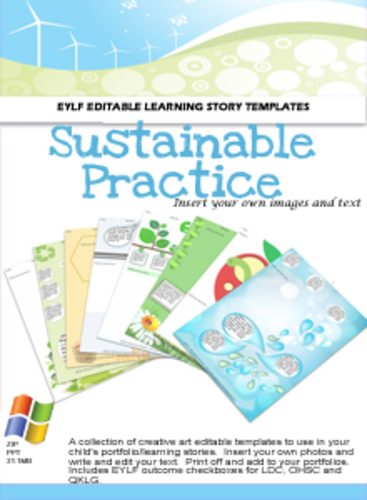Sustainable Practice Editable Pack