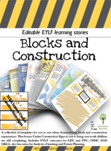 Blocks and Construction Editable Pack